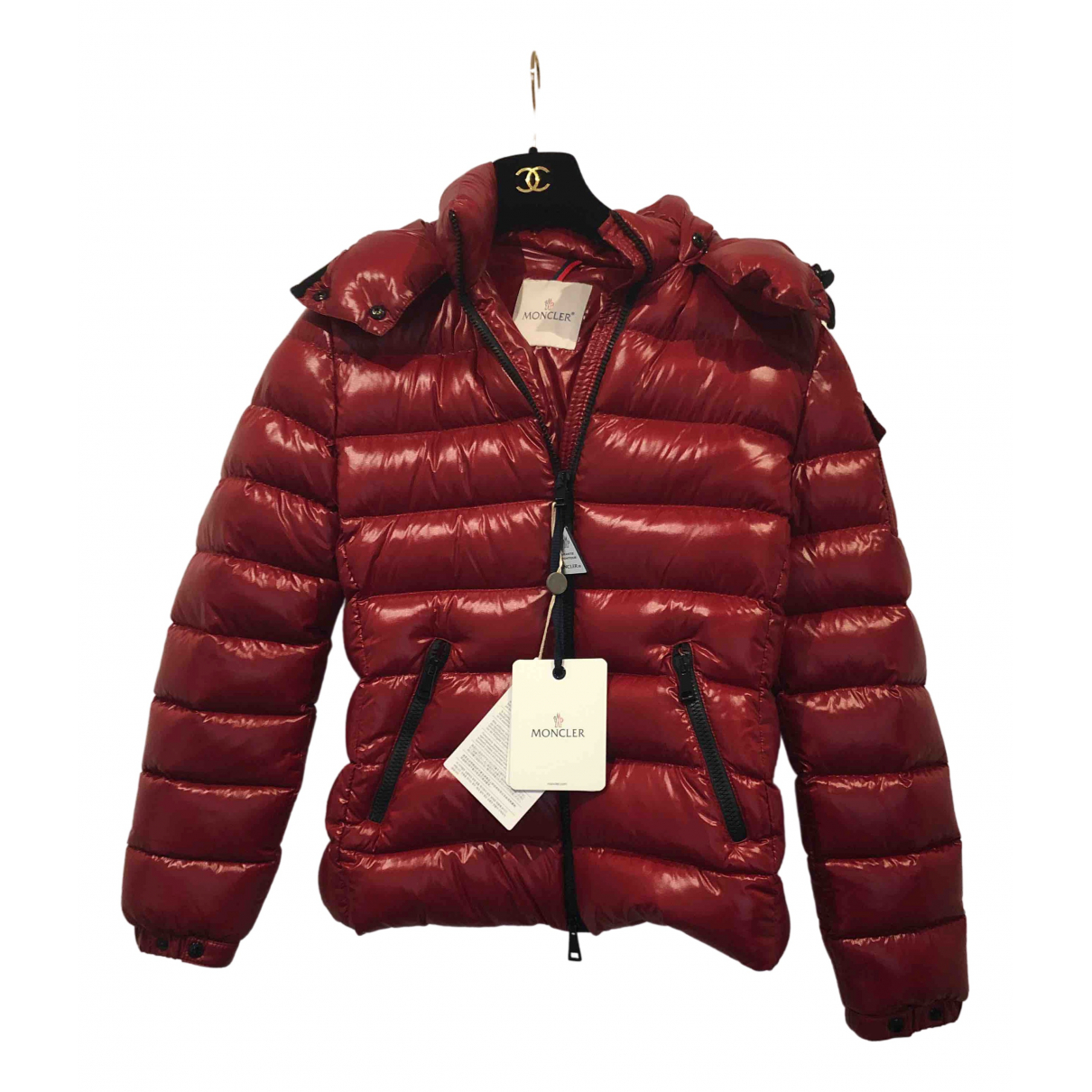 moncler burgundy jacket