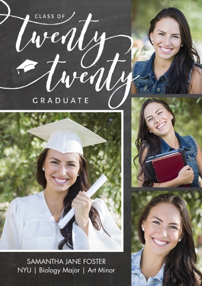 Buy Walgreens 2020 Graduation Announcements 5x7 Cards Standard Cardstock 85lb Card Stationery Grad Twenty Twenty Memories Script By Tumbalina Dhgate Com