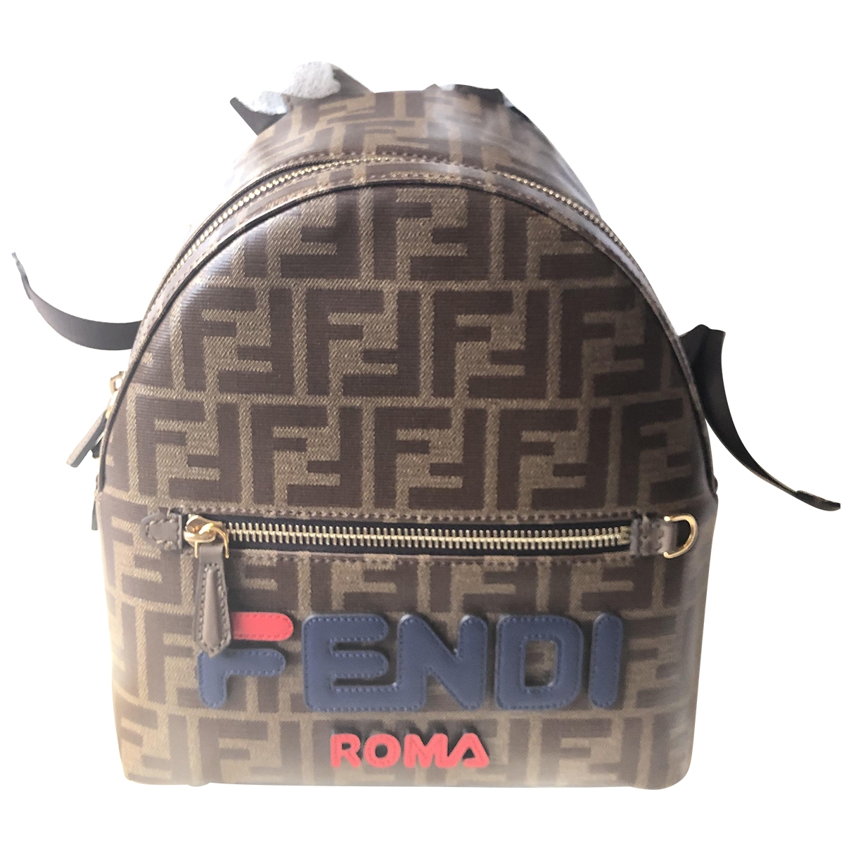 Buy Fendi X Fila Fendi X Fendi Mania Brown Cloth backpack for Women N | DHgate.com